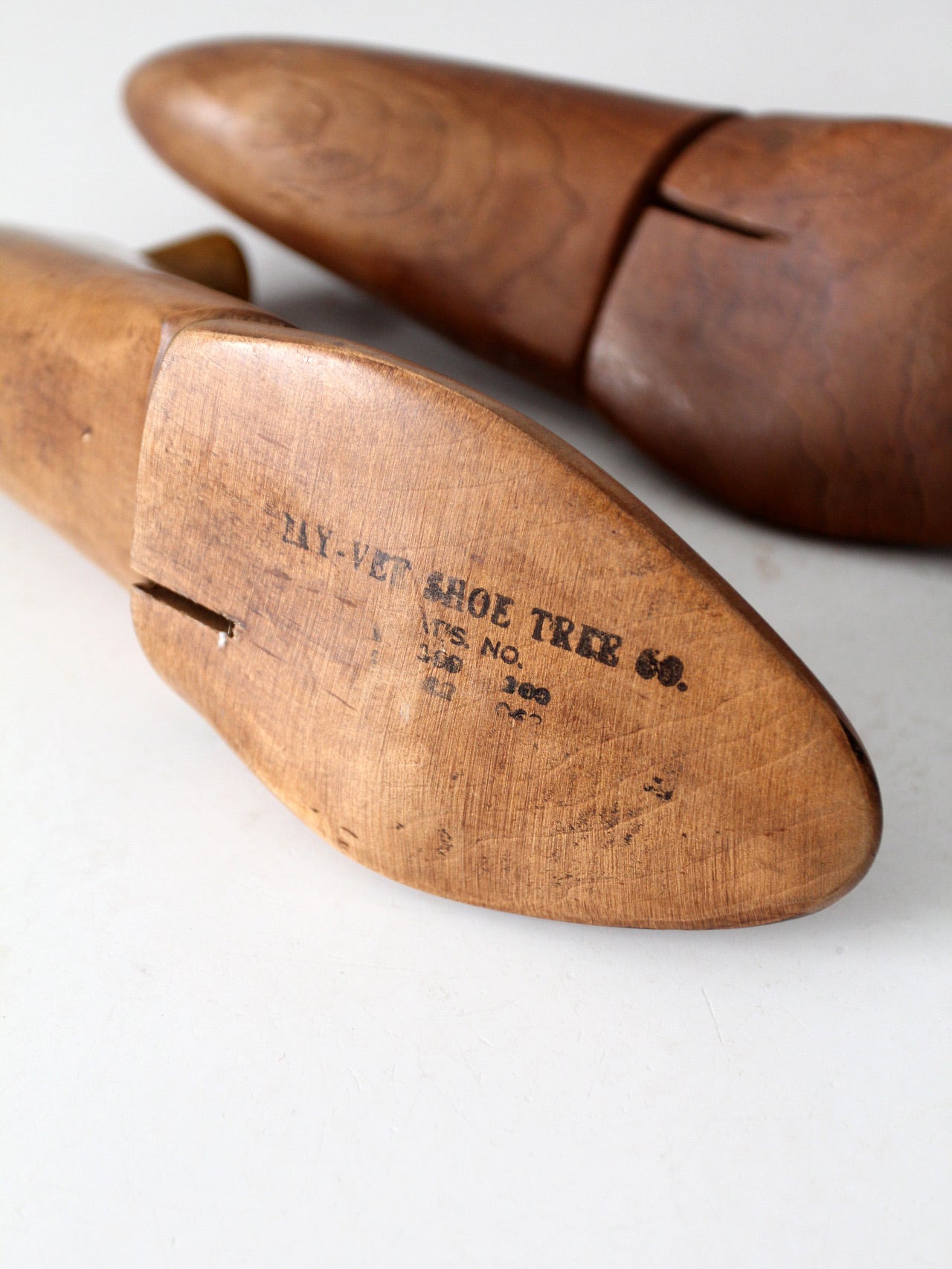 mid-century Jarman wood shoe lasts pair