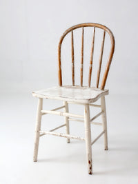 vintage painted Windsor bow back chair