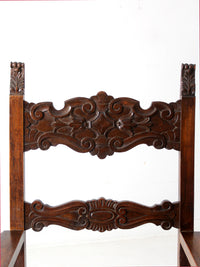 vintage Italian throne chair