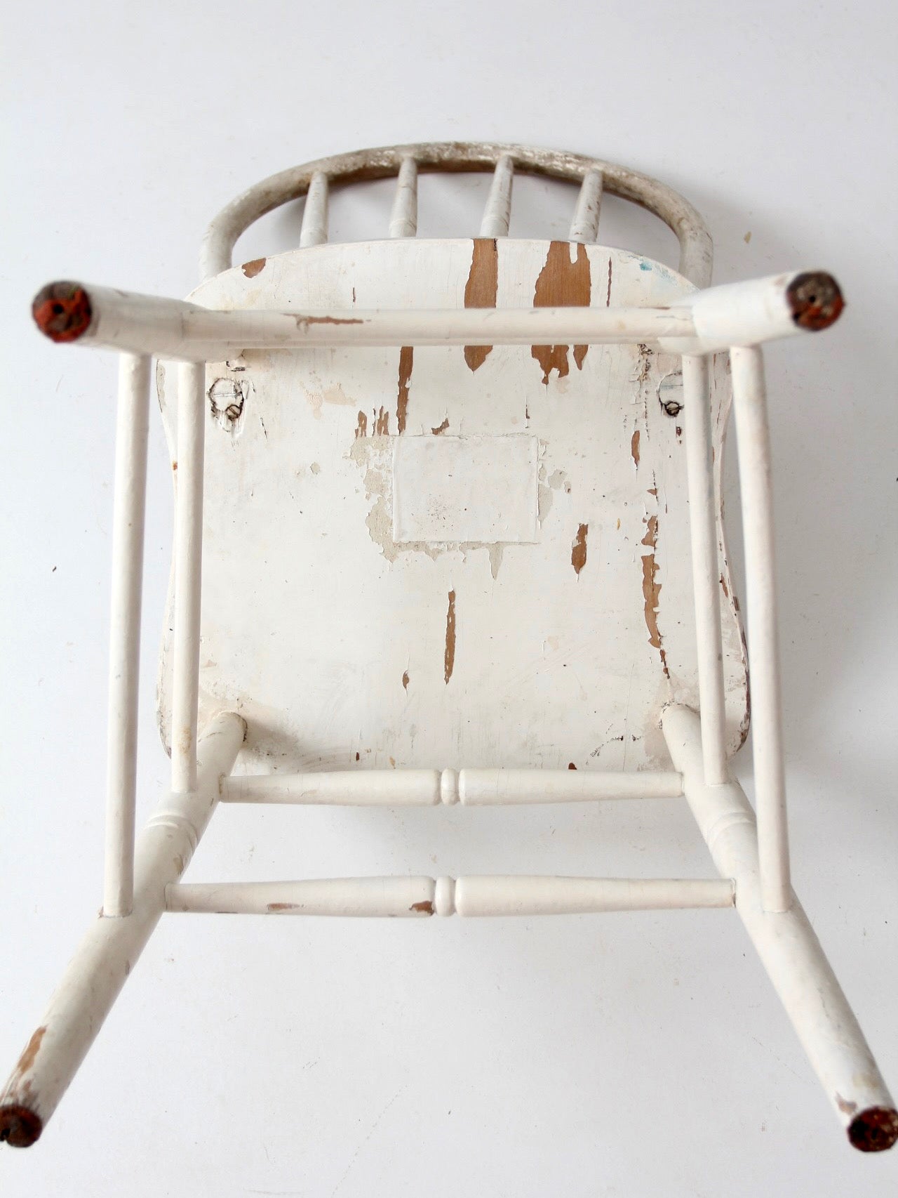 vintage painted Windsor bow back chair