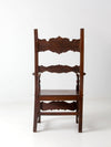 vintage Italian throne chair