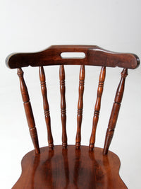 vintage wood tavern style chair