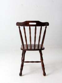 vintage wood tavern style chair