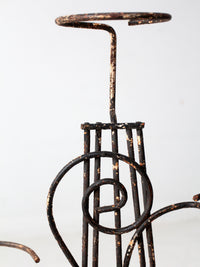 vintage wrought iron plant stand