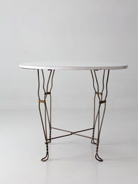 1960s Simpson Bosworth heart back ice cream parlor dinette set