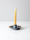 vintage studio pottery candlestick holder