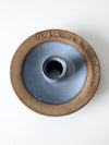 vintage studio pottery candlestick holder