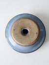 vintage studio pottery candlestick holder