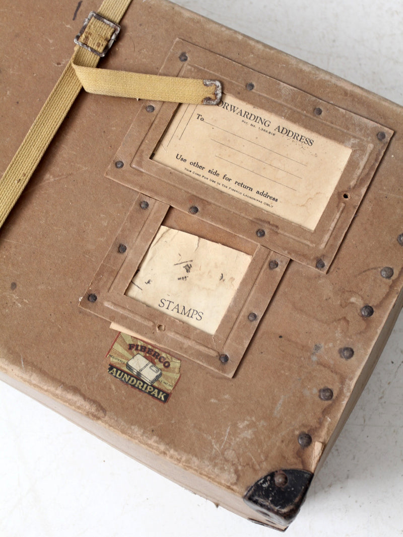 vintage Fiberco Laundripak mailing box