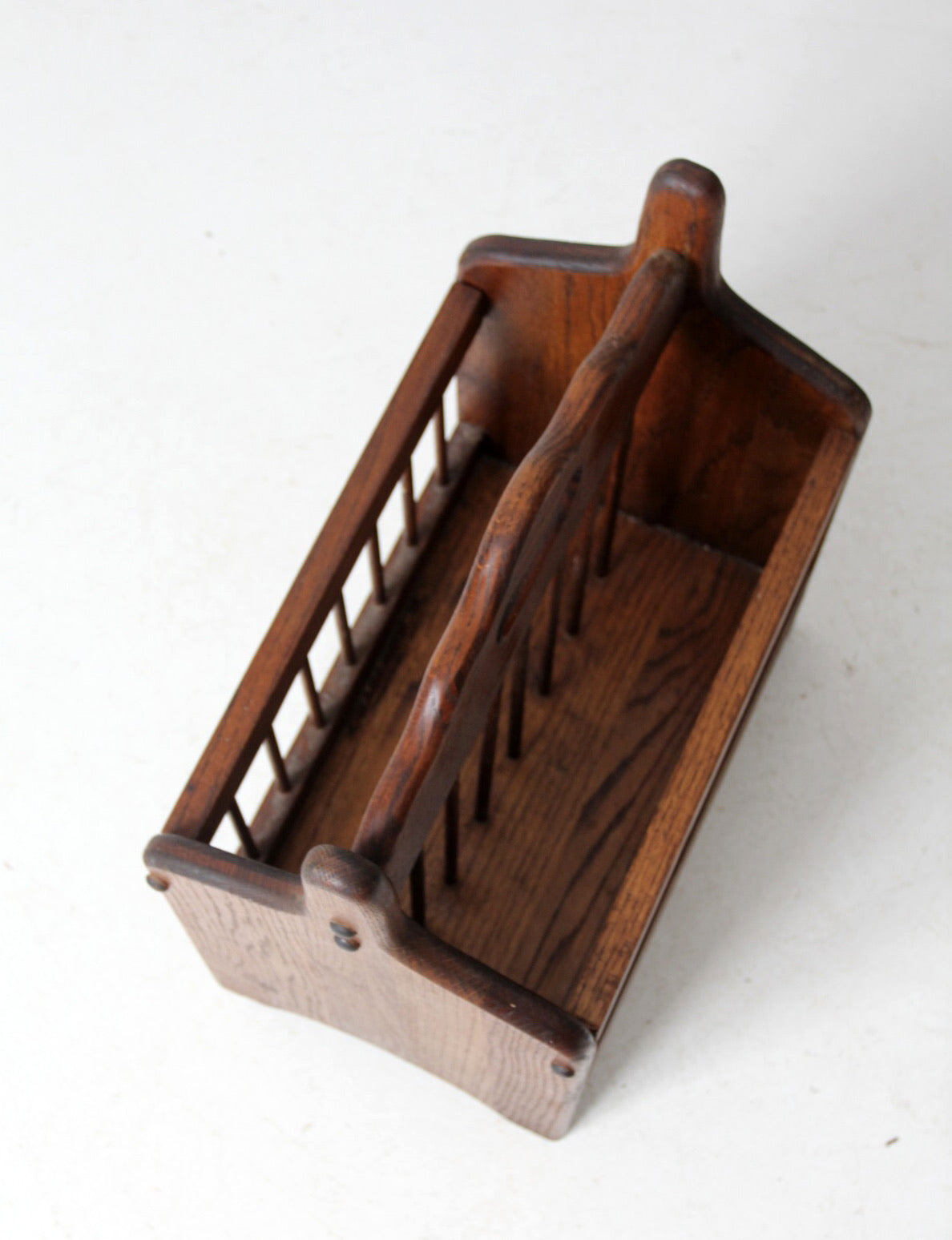 vintage wooden magazine rack – 86 Vintage