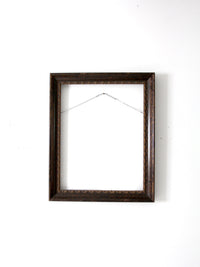 vintage wood picture frame