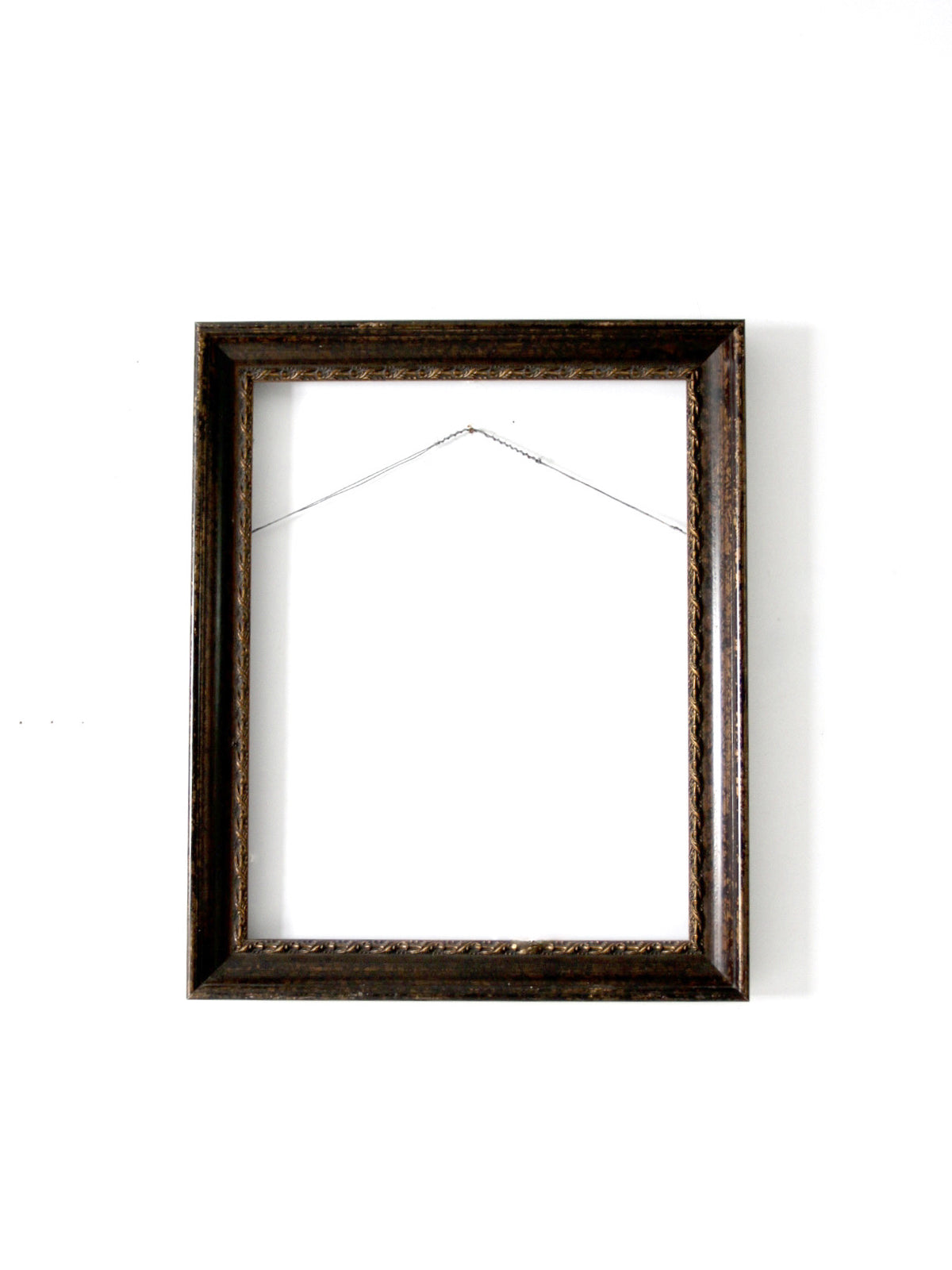 vintage wood picture frame