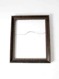 vintage wood picture frame