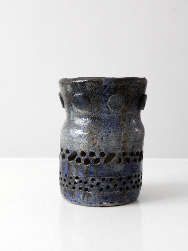 vintage studio pottery decorative vase