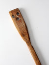 antique primitive wooden spatula