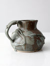 vintage studio pottery pitcher