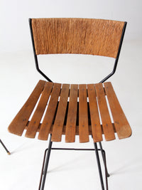 pair mid-century Arthur Umanoff style bar stools