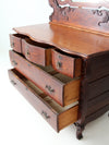 antique Victorian dresser with mirror