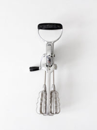 vintage Flint "Best" hand-crank egg beater