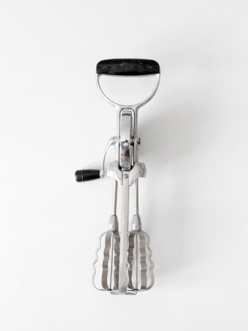 vintage Flint "Best" hand-crank egg beater