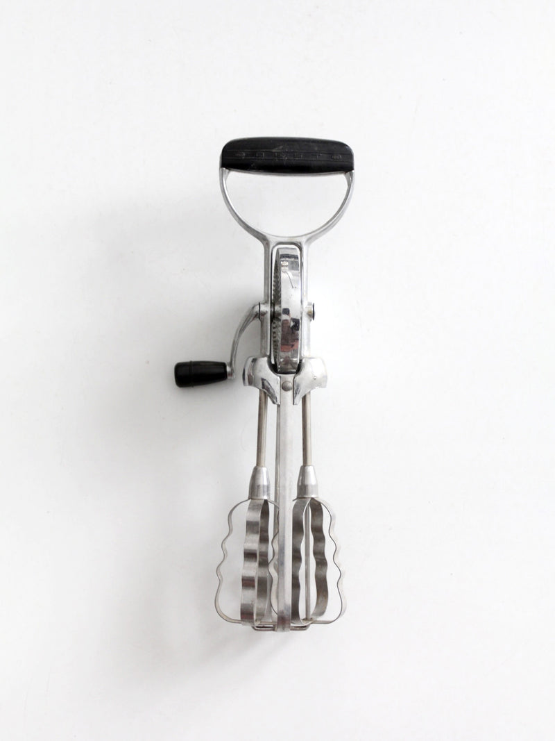 vintage Flint "Best" hand-crank egg beater