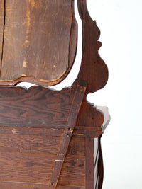 antique Victorian dresser with mirror