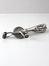 vintage Flint "Best" hand-crank egg beater