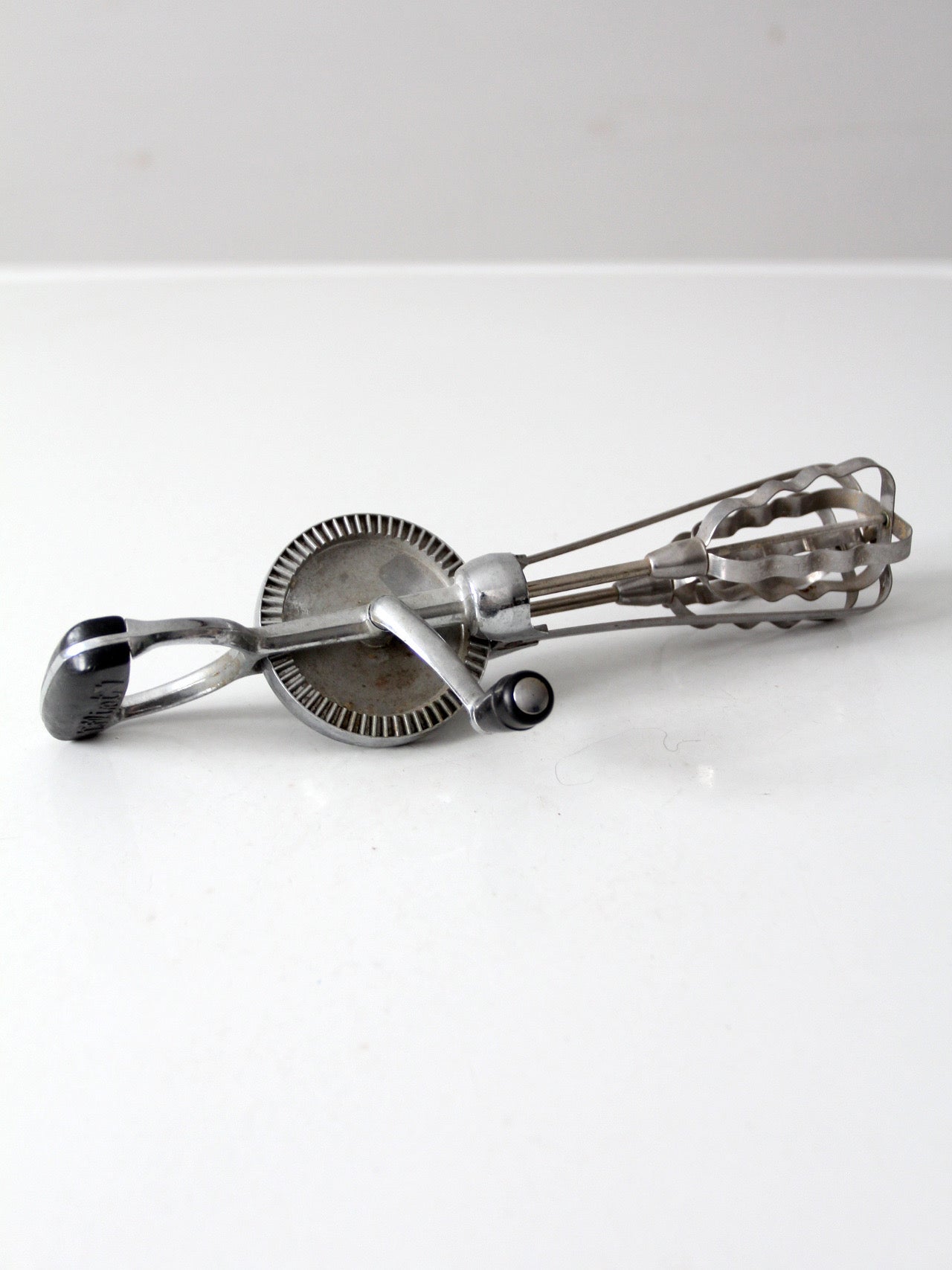 vintage Flint "Best" hand-crank egg beater