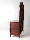 antique Victorian dresser with mirror