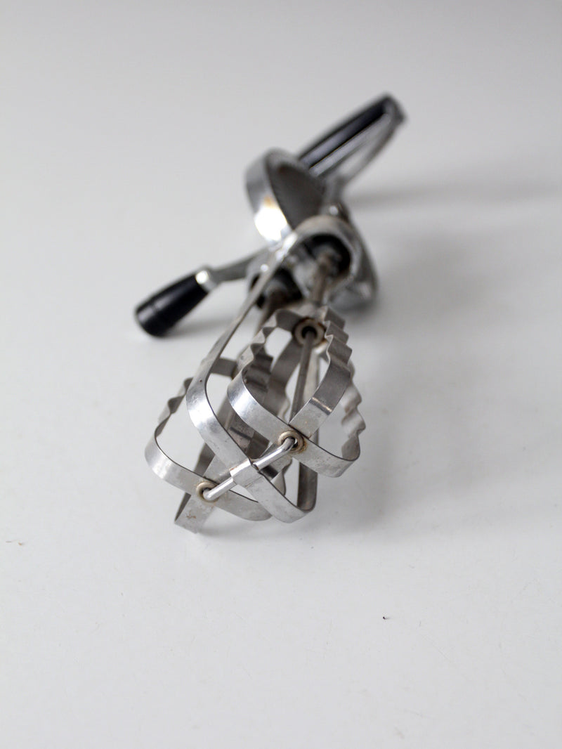 vintage Flint "Best" hand-crank egg beater