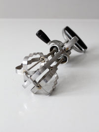 vintage Flint "Best" hand-crank egg beater