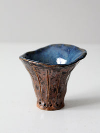 vintage studio pottery vase