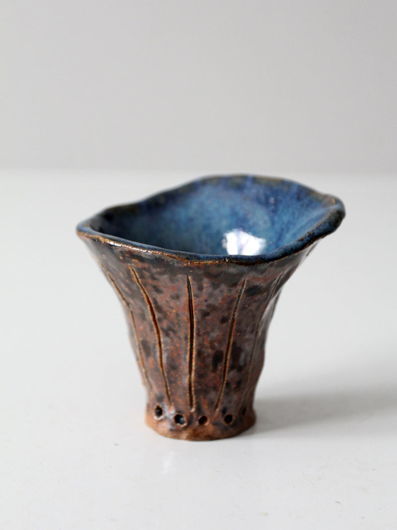 vintage studio pottery vase