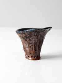 vintage studio pottery vase