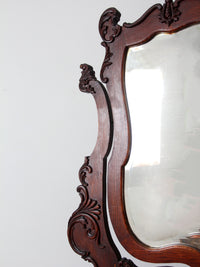 antique Victorian dresser with mirror