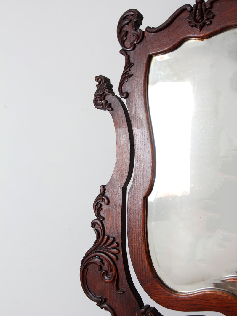 antique Victorian dresser with mirror