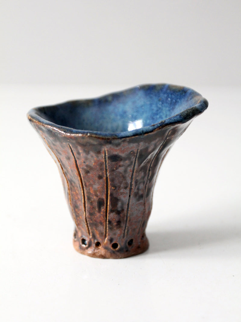 vintage studio pottery vase