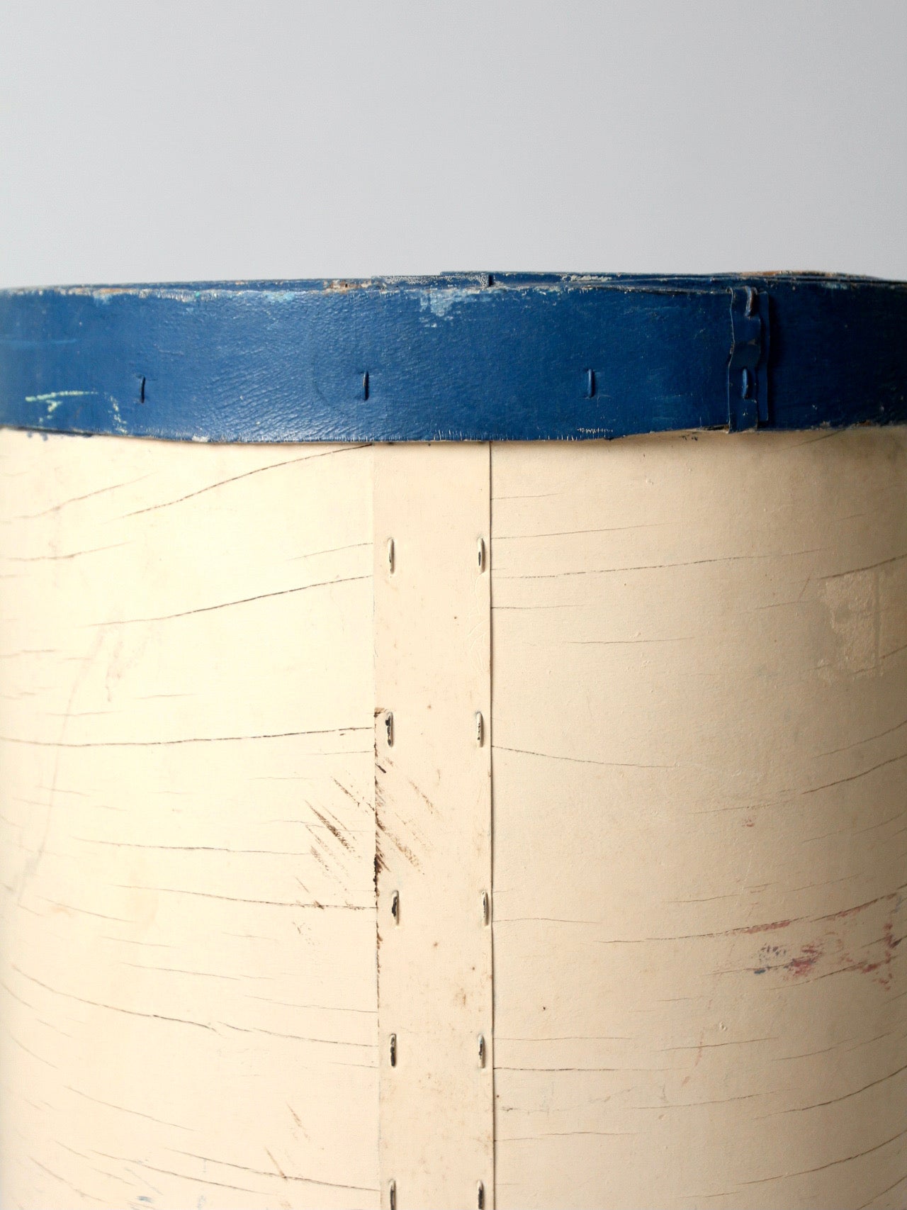 antique Scandinavian painted bentwood pantry box