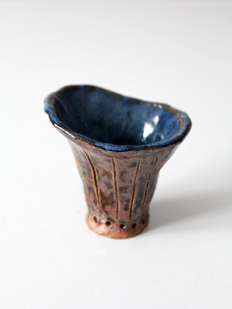 vintage studio pottery vase