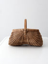 vintage gathering buttocks basket