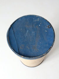 antique Scandinavian painted bentwood pantry box