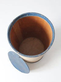 antique Scandinavian painted bentwood pantry box