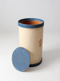 antique Scandinavian painted bentwood pantry box