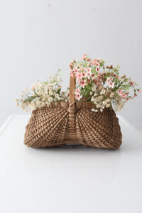 vintage gathering buttocks basket