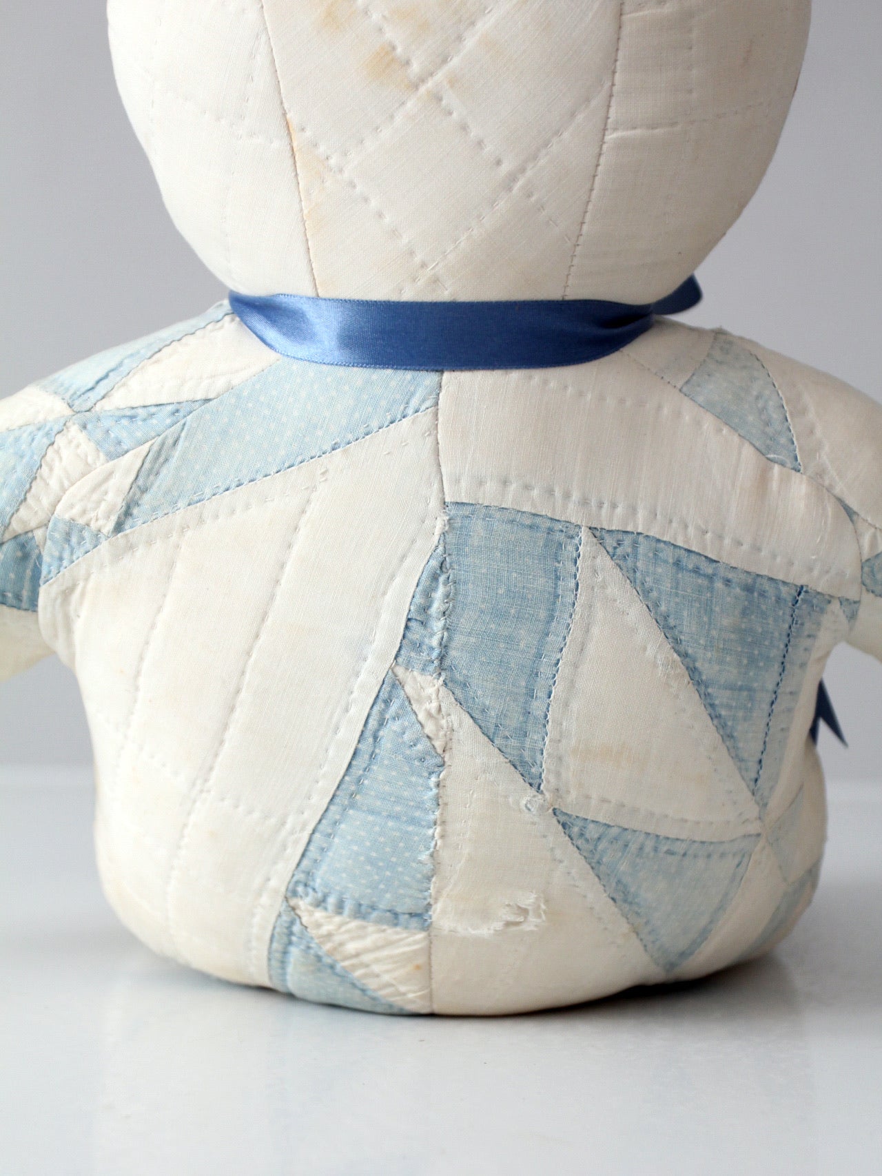 vintage handmade patchwork teddy bear