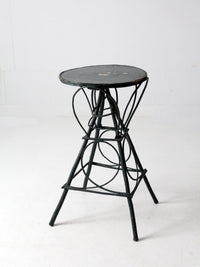 antique painted Andirondack twig table