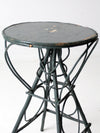 antique painted Andirondack twig table