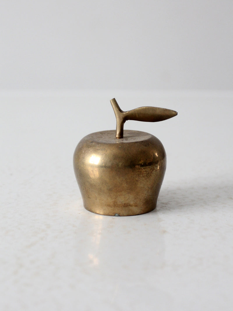 vintage brass apple bell