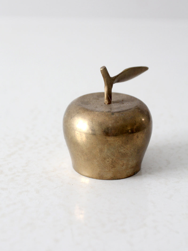 vintage brass apple bell