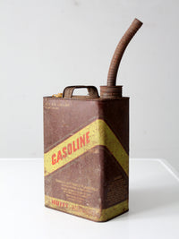 vintage Huffy one gallon metal gas can